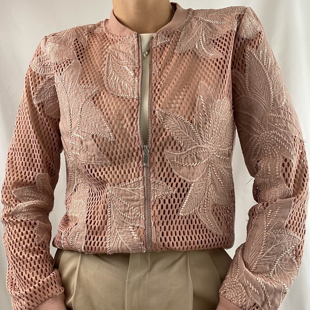 Pale pastel pink jacket, size M 💗
